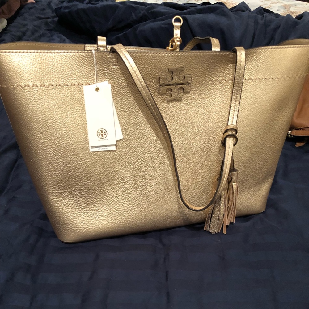 Metallic Gold Tory Burch